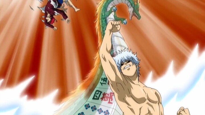 Gintama có Saint Seiya, này, này, này sao chúng ta không chơi mạt chược thôi, đừng dùng chiêu lớn!!!