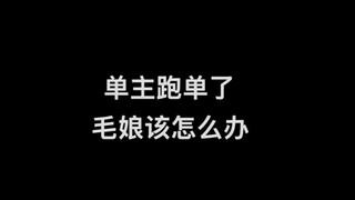 单主跑单了，毛娘能怎么办