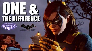 Gotham Knights - Batgirl v Batgirl In Arkham Knight (Realtime Comparison)