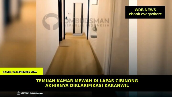 Temuan Kamar Mewah di Lapas Cibinong Akhirnya Diklarifikasi Kakanwil