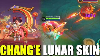 REVIEW CHANG'E "NEW MOON" LUNAR FEST SKIN! | MOBILE LEGENDS