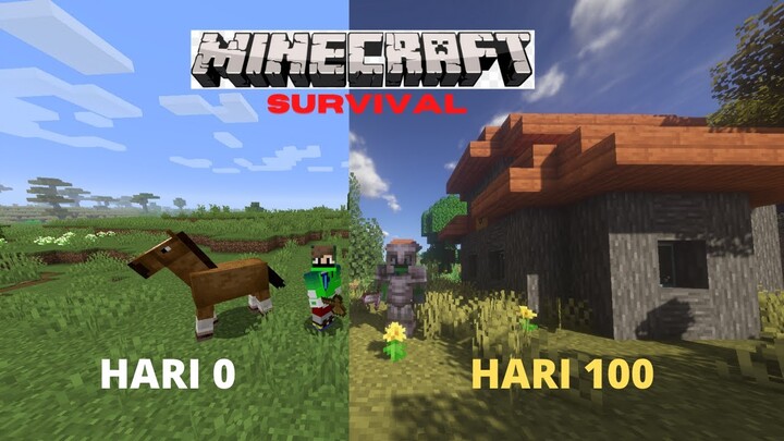 100 Hari di Minecraft Tapi OverWorld