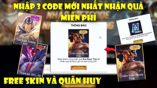 Liên Quân | Cách Nhận 3 CODE Nhận Quà Skin SSS+ Và Quân Huy Miễn Phí Đơn Giản.