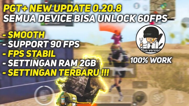 CARA SETTING PGT+ 0.20.8 DI PUBG MOBILE 1.7 TERBARU❗DI HP KENTANG LANCAR BANGET‼️- GFX TOOL