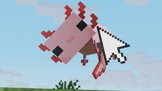 axolotl "ช่วย" ฉันไว้ [แอนิเมชั่น Minecraft]