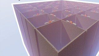 Escape from here! A grid world made of bedrock P11 [Minecraft]