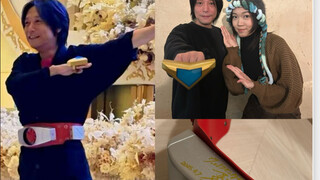 Một năm sau, Yoshioka-sensei đã ký tặng chiếc thắt lưng này cho tôi!