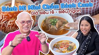 Color Man và bà xã lạc từ Huế sang Quảng Trị đành ghé ăn bánh canh và bánh mì thịt kho ngon hết sẩy