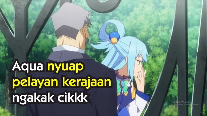 Moment Aqua Nyu4p Pelayan Kerajaan Darkness.