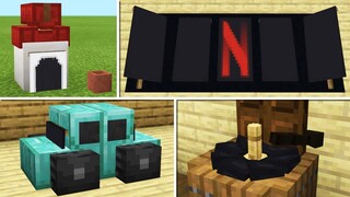 7 MORE SECRET Build HACKS you can do in Minecraft BEDROCK!