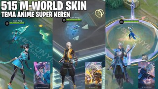 GAMEPLAY SKIN 515 M-WORLD WANWAN,LING,YIN,ZILONG & SKIN EPIC HARLEY REVAMP - EFEK NYA KEREN COI