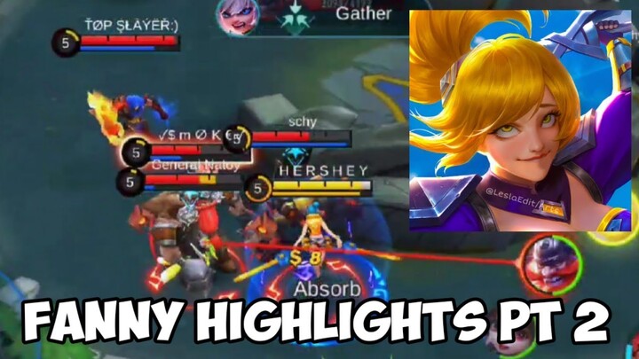 Fanny Highlights pt 2 - Wazakero Gaming | Mobile Legends