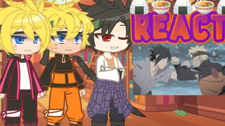 ||REACT 🍙TIME 7 BORUTO + TIME 7 NARUTO REAGINDO AO (🍜AMV NARUTO VS SASUKE🍜) •Dani-Wolff• 🍙||