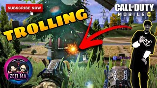 HOW TO TROLL IN BATTLE ROYALE | CALL OF DUTY: MOBILE | zeti ma