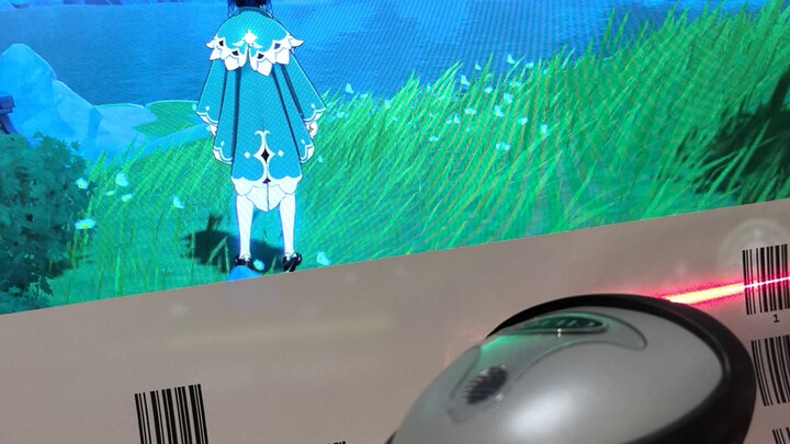 Challenge: Playing Genshin Impact with a Barcode Scanner