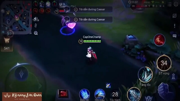 Highlight Pha đánh cực gắt - Một mình tướng Capheny cân team #Gamehay