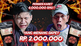 MAKAN PERMEN KARET CAROLINA REAPER TERPEDAS DI DUNIA  Ft. BANG HASAN THE KULY MASTER!!!