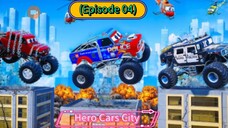 Hero Cars City (Episode 04) Up And Down, Up And Down