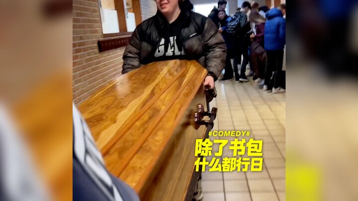 American High School “Anything But the Backpack Day”