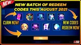 NEW REDEEM CODES IN MOBILE LEGENDS 2021 | REDEEM NOW! - MLBB