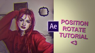 Rotate Position Tutorial [After Effects]
