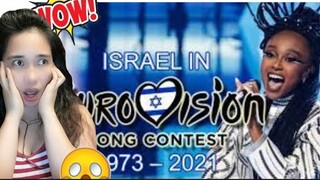 FIRST TIME WATCHING EUROVISION SONG Contest (1973-2021) ISRAEL REACTION