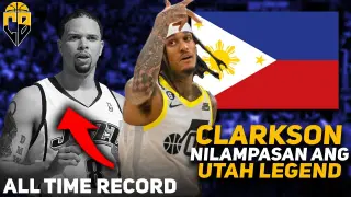 PINOY CLARKSON nilampasan ang UTAH legend sa ALL TIME record! Career best start!