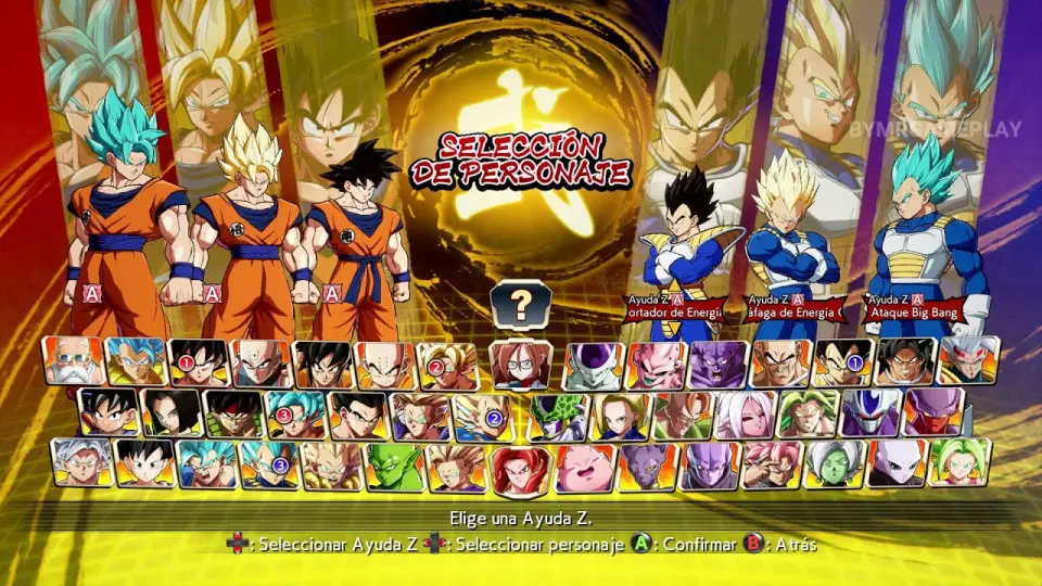 Dragon Ball FighterZ Latino Goku vs Vegeta - Bilibili