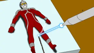 [Ultraman] Hand-drawing: The Laser Can't Hurt Seven