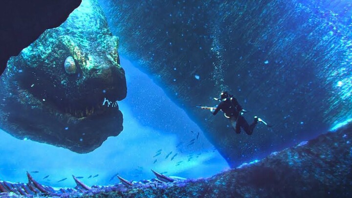 Những ai mắc chứng sợ sinh vật khổng lồ dưới biển sâu hãy cân nhắc trước khi vào! "Đừng dễ dàng thử 