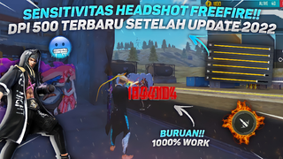 NEW UPDATE‼️SENSITIVITAS HEADSHOT TERBARU SETELAH UPDATE | 100% HEADSHOT DPI 500