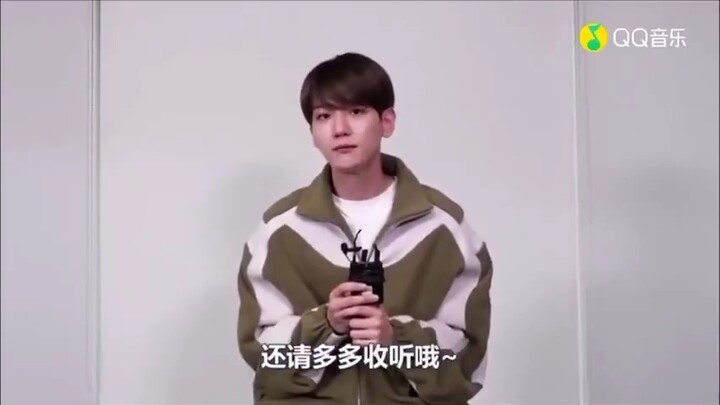 【بين باي شيان】يتحدث الصينية على QQ Music للترويج لأغنيته الجديدة “Candy”، ويتحدث الصينية ببراعة رائع