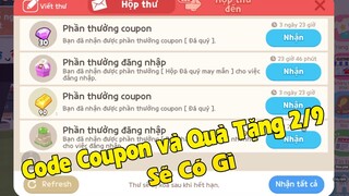 Play Together | Code Coupon Và Quà Tặng Cập Nhật Quốc Khánh 2/9 Có Gì