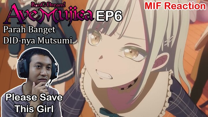 [ID Blind Reaction] BanG Dream! Ave Mujica EP6 - Parah Banget DID-nya Mutsumi