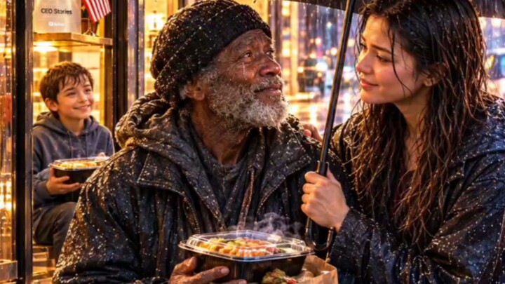 She Took a Beggar’s LAST COIN… Then He Discovered What She Did With It. 😭🪙🌧️