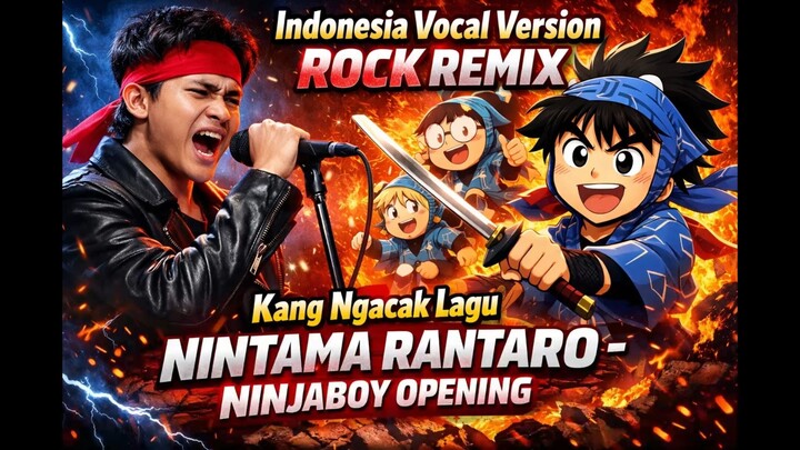 Nintama Rantaro – Ninjaboy Opening (Indonesia Vocal Version Rock Remix | Tukang Ngacak Ngacak Lagu)