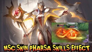 MSC Skin Pharsa Release Date & Skills Effect Review | She's a Collector Skin | MLBB