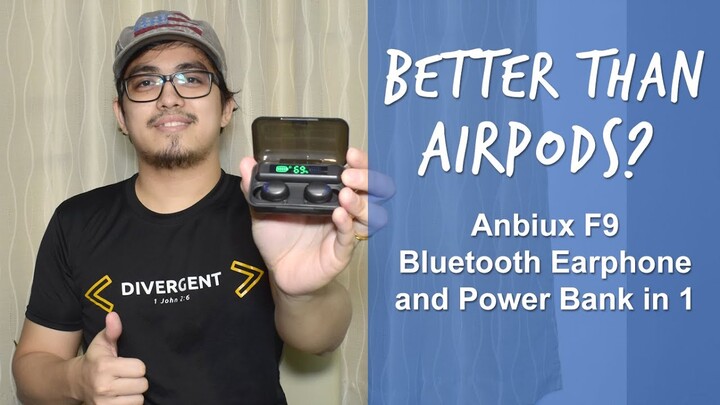 Anbiux F9 Bluetooth Earphone and Power Bank in 1 | Unboxing and Review