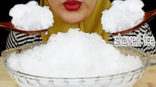 ASMR ICE EATING || MAKAN ES BATU || SHAVED ICE | ES SERUT|segar ASMR MUKBANG INDONESIA