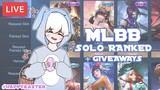 🔴 SKIN GIVEAWAYS!! + SOLO RANKED MATCHES - MLBB - TOTR LIVE 229