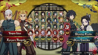 Demon Slayer: The Hinokami Chronicles - All Characters + DLC (Tengen Uzui & Summer Uniforms) Updated