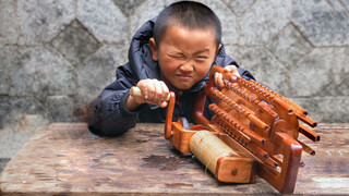 Membuat Senjata mesin dari bambu