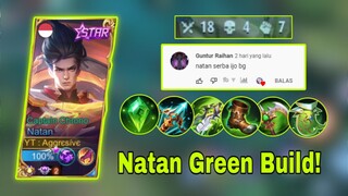 Challange Natan Build Serba Hijau!