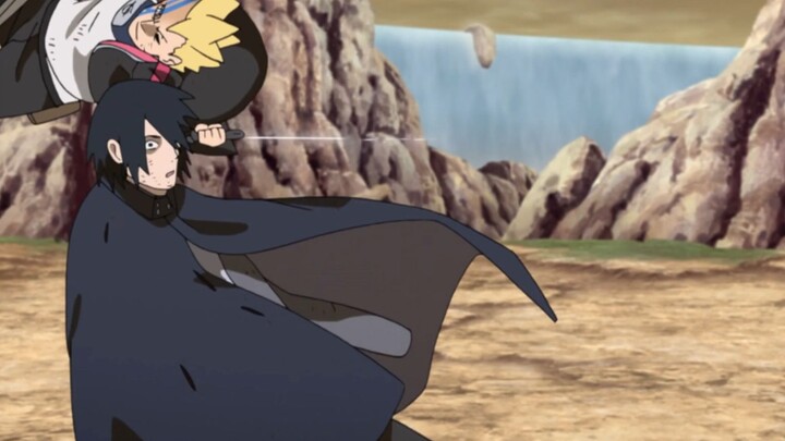 Otsutsuki turned into gas, and Sasuke's Samsara Eye was stolen