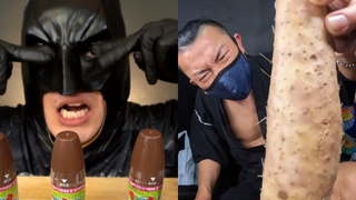 "Gotham Theater｜The childlike Xibaman tries out the Crayon Shin-chan chocolate pen"