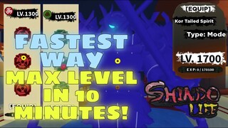 *OLD* THE BEST WAY TO LEVEL UP BLOODLINES AND TAILED SPIRITS! MAX LEVEL FAST! Shindo Life