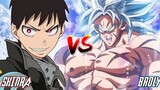 SHINRA VS BROLY (Anime War) FULL FIGHT HD