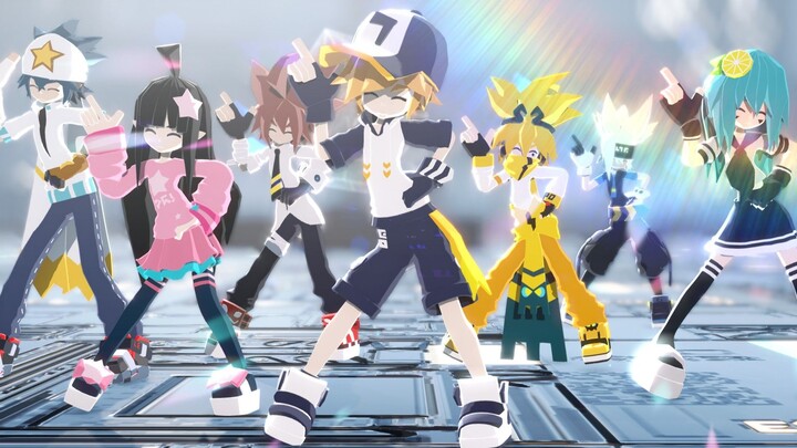 【凹凸世界MMD】ビビデバ full.ver【伪全员】