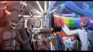 All Rainbow Friends (Ep. 17) x Poppy Playtime vs Dark Rainbow Friends | Huggy Wuggy x FNF Animation