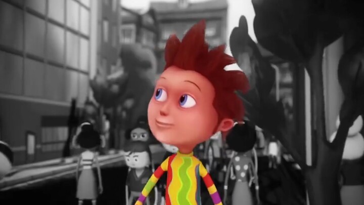 How can people live in a world without color? Healing animation "Colorful City"